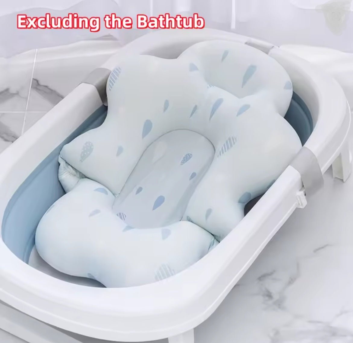 Baignoire Bébé Pliable avec Coussin Ergonomique | Bébé Bambin - Bébé Bambin