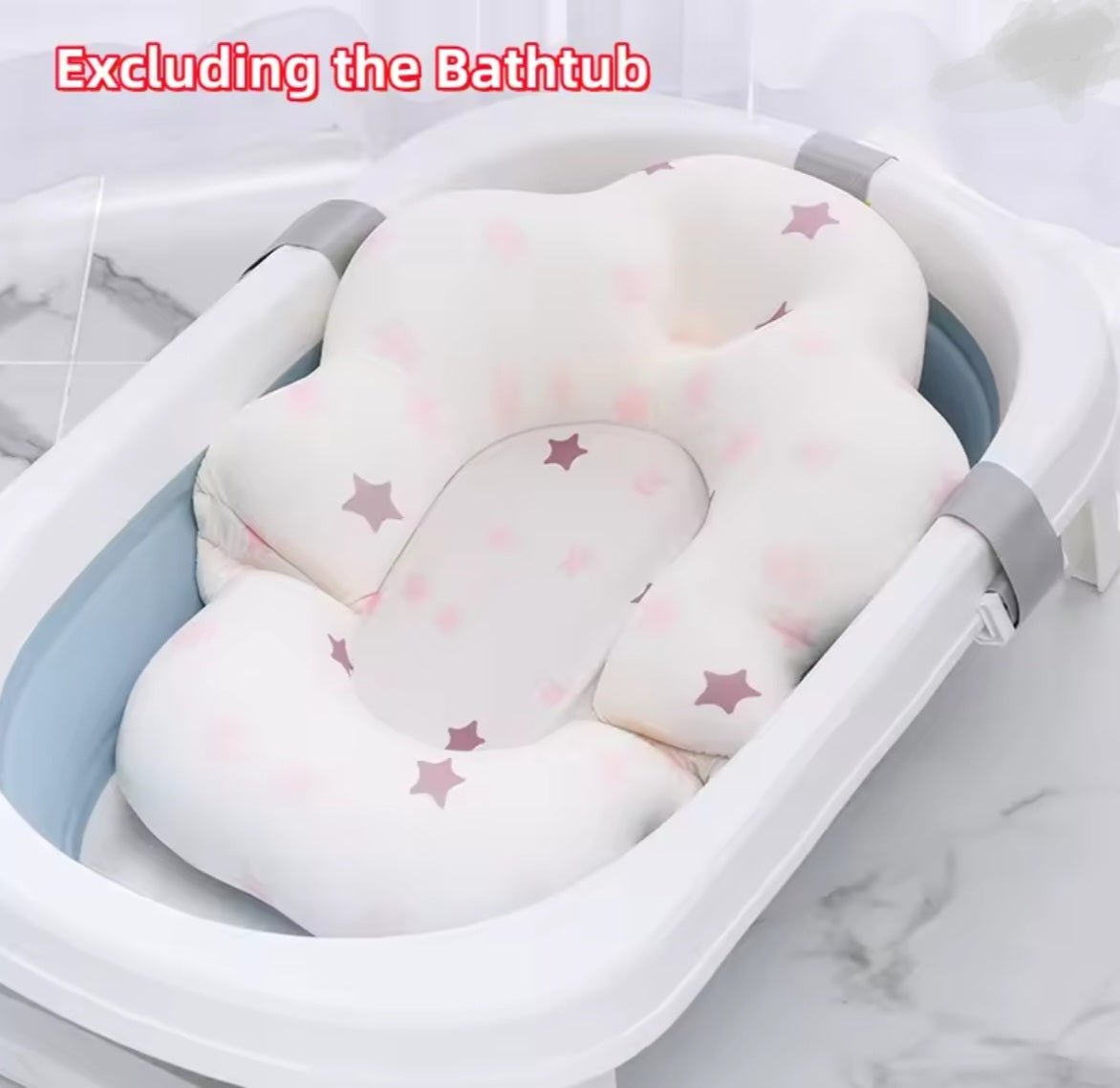 Baignoire Bébé Pliable avec Coussin Ergonomique | Bébé Bambin - Bébé Bambin
