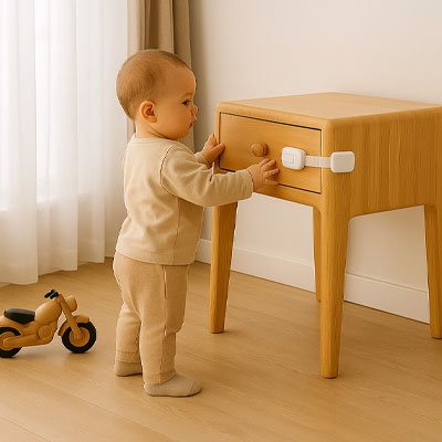 Bloque porte bebe | SecuriClic - Bébé Bambin