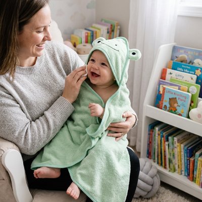 Cape de bain bébé | Douce et Absorbante - Bébé Bambin