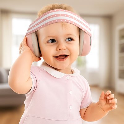 Casque anti-bruit nourrisson pour festival & concert protection auditive pour bébé et enfant - Le Monde de Charlo & Clara