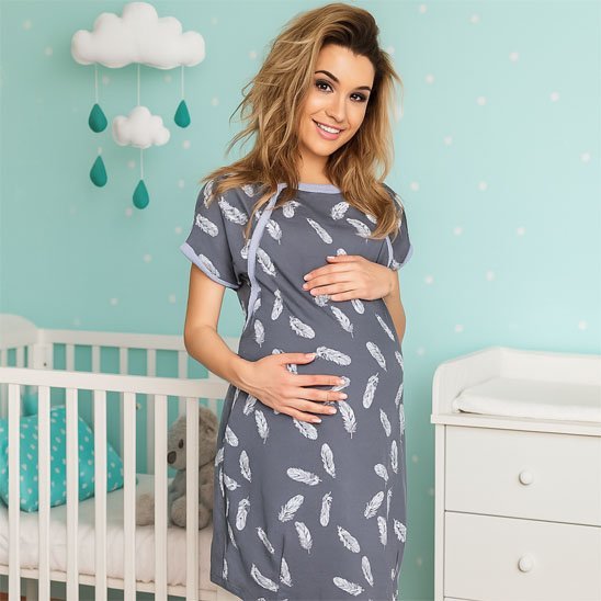 Chemise de nuit allaitement | Confort Maternité - Bébé Bambin