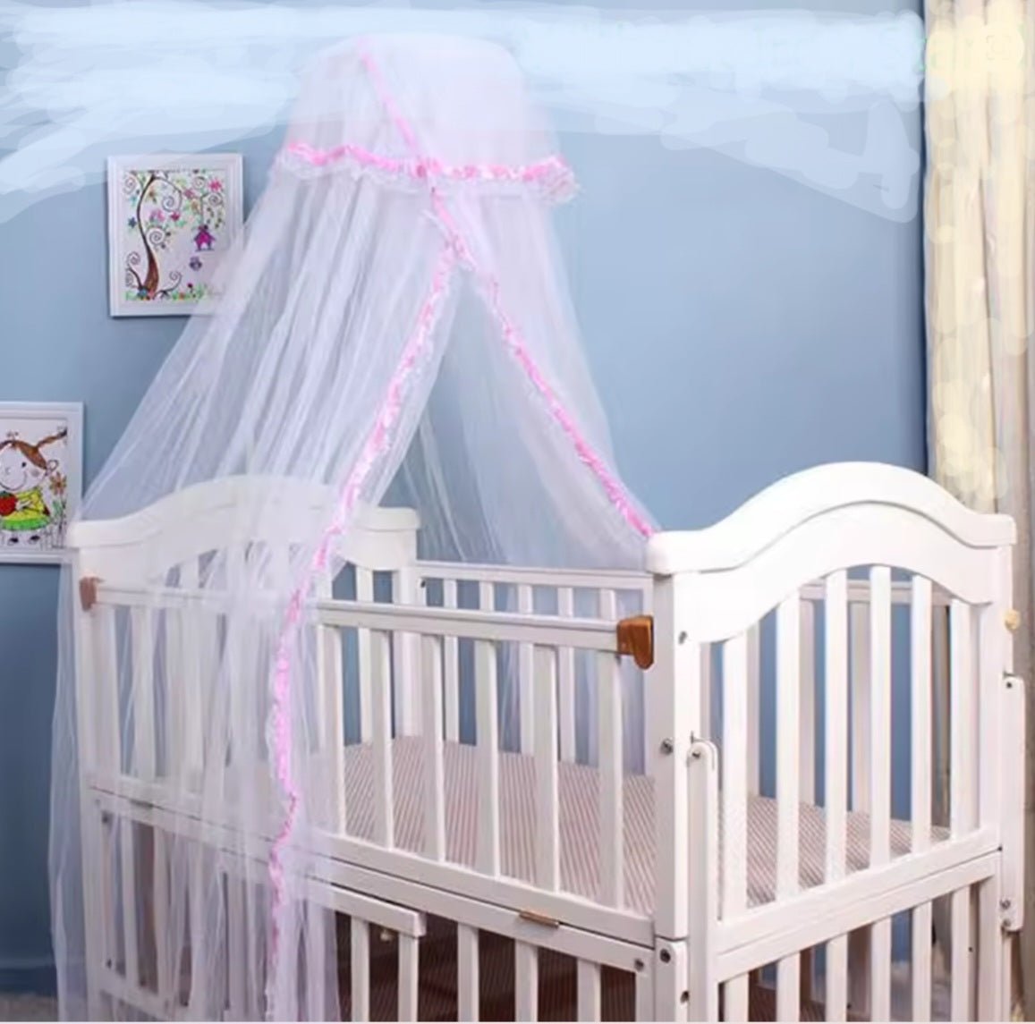 Ciel de Lit Bébé Moustiquaire Voile Étoilé | Cocon – Bébé Bambin - Bébé Bambin