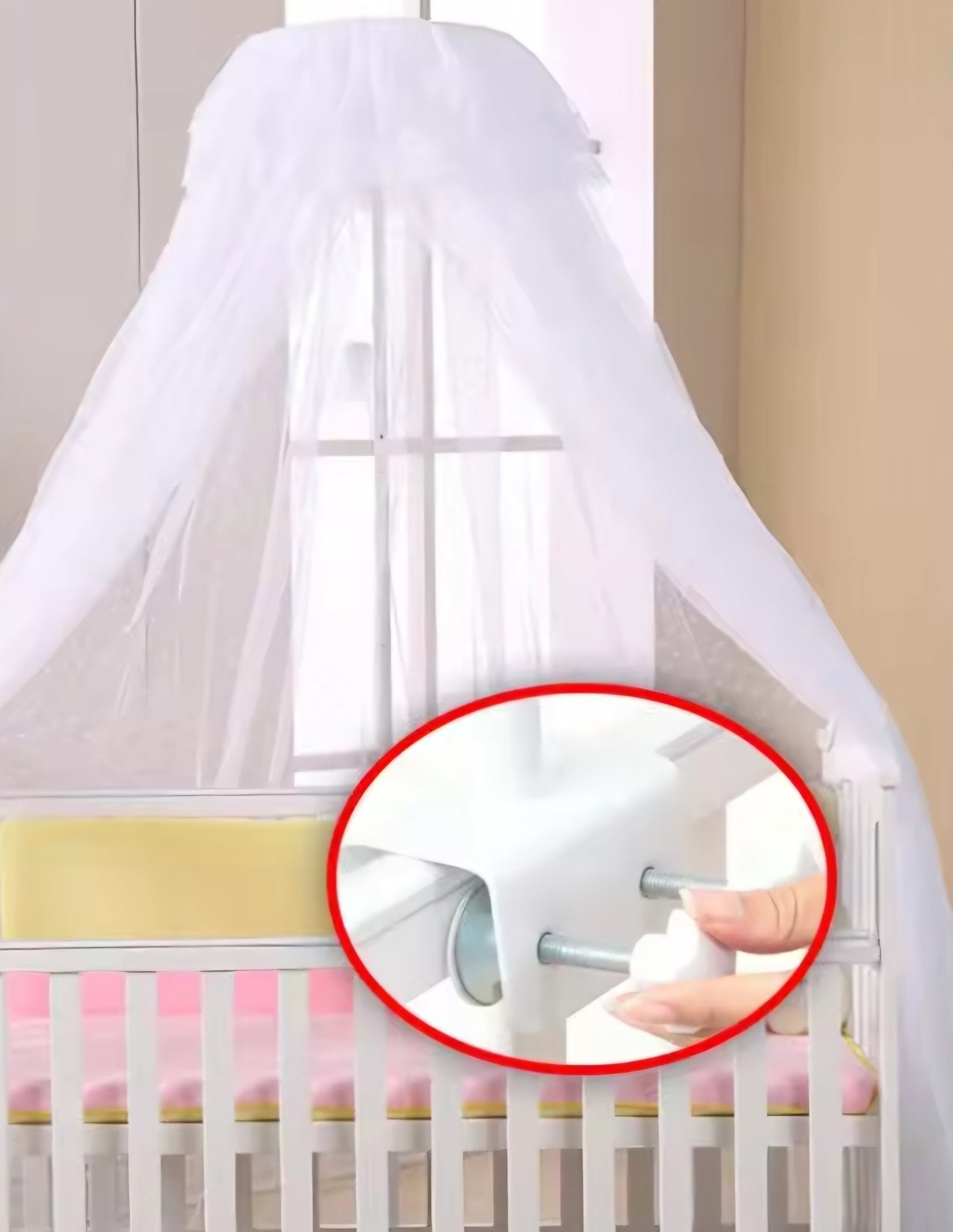 Ciel de Lit Bébé Moustiquaire Voile Étoilé | Cocon – Bébé Bambin - Bébé Bambin