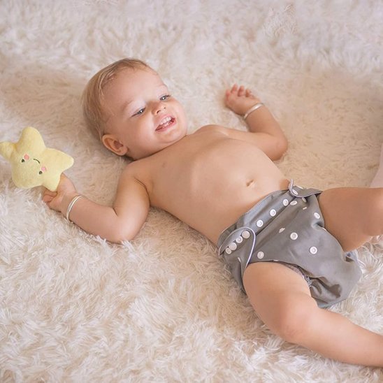 Couche lavable pour bébé écologique et douce - Bébé Bambin