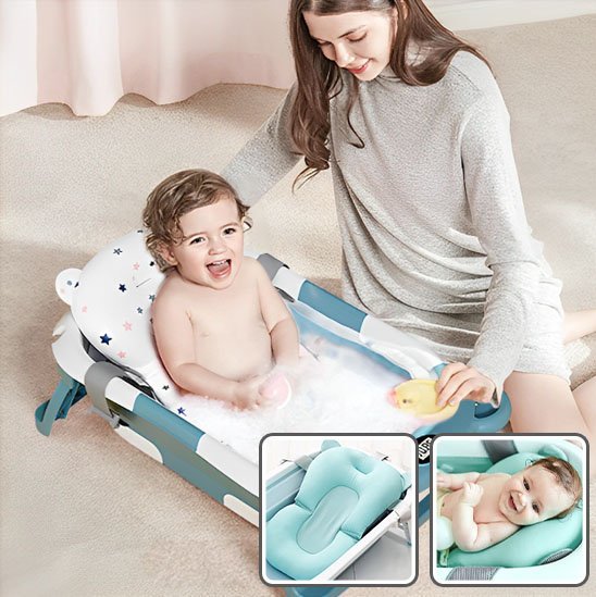 Coussin de bain bébé | Confort Sécurisé - Bébé Bambin