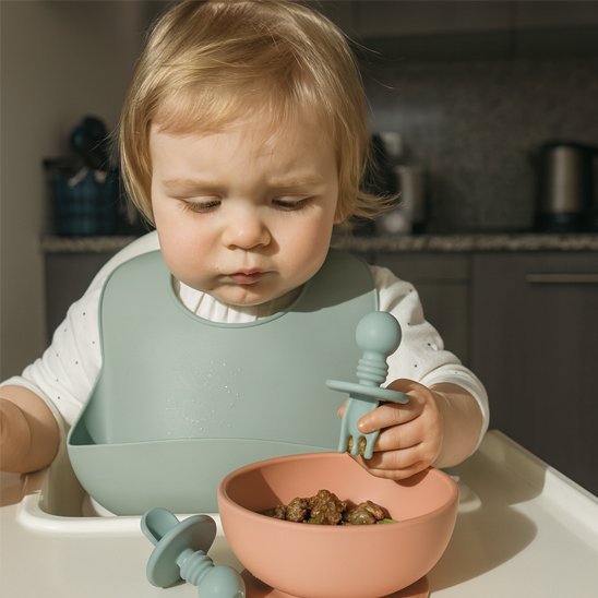 Couvert bébé | Ergonomique et Sécurisé - Bébé Bambin