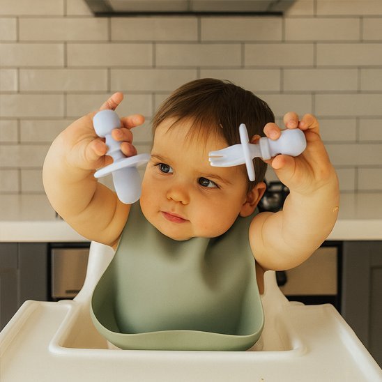 Couvert bébé | Ergonomique et Sécurisé - Bébé Bambin