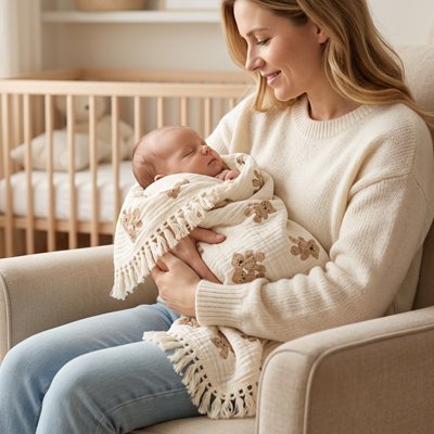 Couverture bébé | Ultra - douce - Bébé Bambin