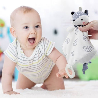 Doudou Bébé Anneau Dentition | Renard Ours Lapin – Bébé Bambin - Bébé Bambin