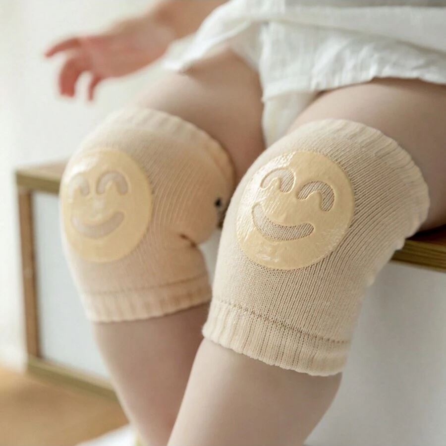 Genouillères - TotiPads™ - SmileyBeige - Bébé Bambin