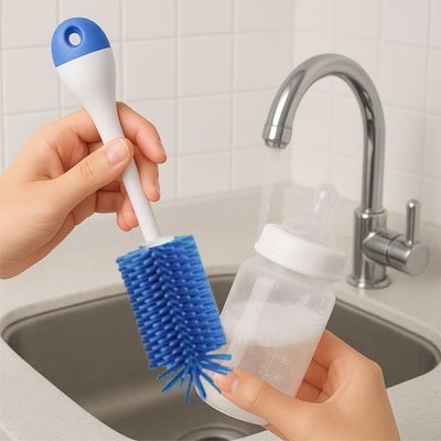 Goupillon biberon | Ultra - Efficace - Bébé Bambin