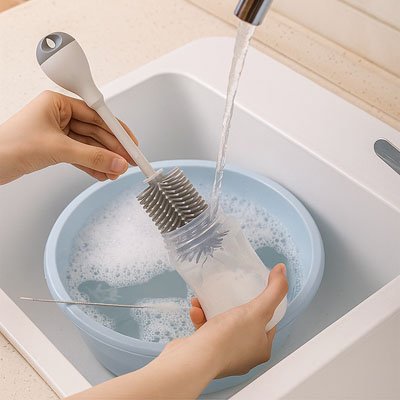 Goupillon biberon | Ultra - Efficace - Bébé Bambin