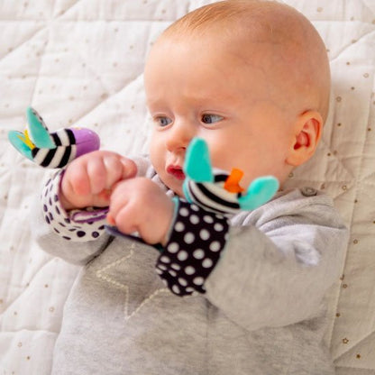 Hochet bébé | Les zébrés sensoriels - Bébé Bambin