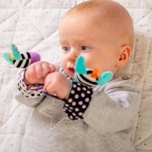 Hochet bébé | Les zébrés sensoriels - Bébé Bambin