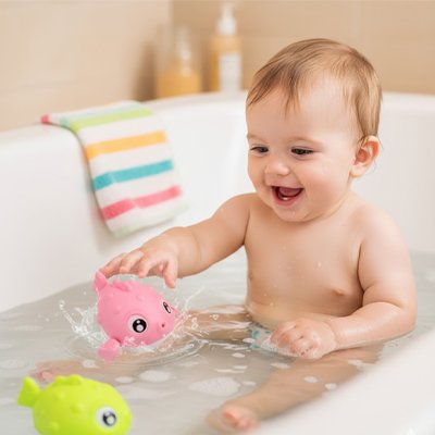 Jouet de bain pour bebe | Eveil Aquatique - Bébé Bambin