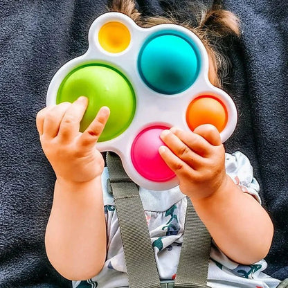 Jouet d'Éveil - PuzzleBoard™ - Blanc - Bébé Bambin