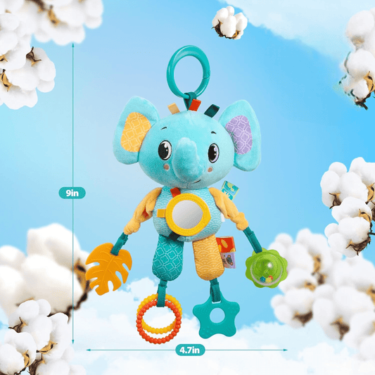 Jouet d'éveil - SoftHangingToy™ - Elephant - Bébé Bambin