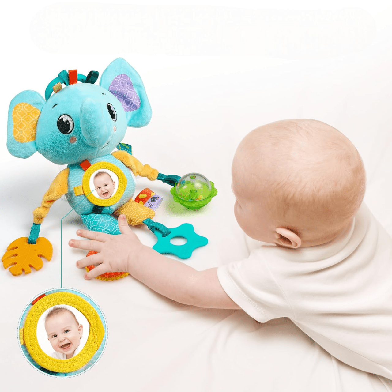 Jouet d'éveil - SoftHangingToy™ - Elephant - Bébé Bambin
