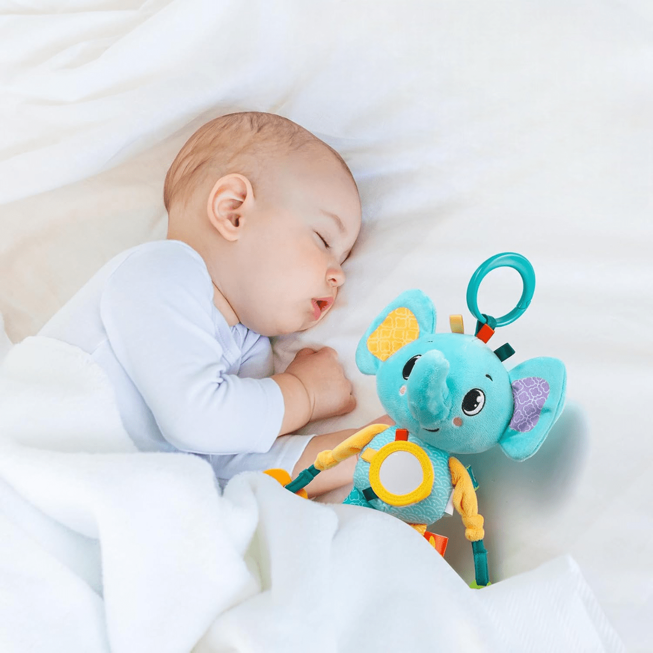 Jouet d'éveil - SoftHangingToy™ - Elephant - Bébé Bambin