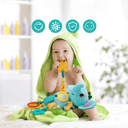 Jouet d'éveil - SoftHangingToy™ - Elephant - Bébé Bambin