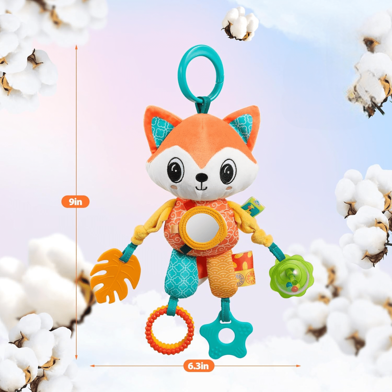 Jouet d'éveil - SoftHangingToy™ - Renard - Bébé Bambin