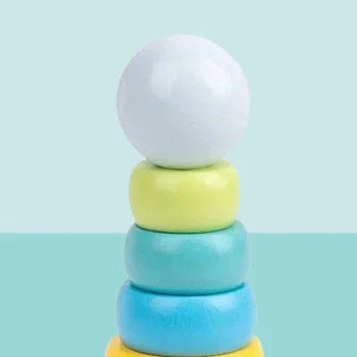Jouet en Bois - WoodenToys™ - Tour Macaron - Bébé Bambin