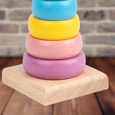 Jouet en Bois - WoodenToys™ - Tour Macaron - Bébé Bambin