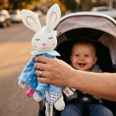 Lapin doudou | Ultra-doux - Bébé Bambin