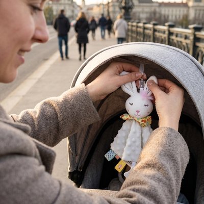 Lapin doudou | Ultra-doux - Bébé Bambin