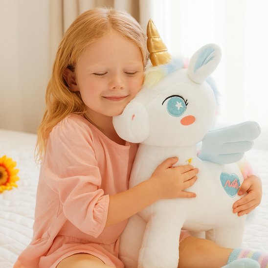 Licorne peluche | Douce Magique - Bébé Bambin