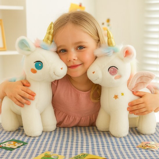Licorne peluche | Douce Magique - Bébé Bambin