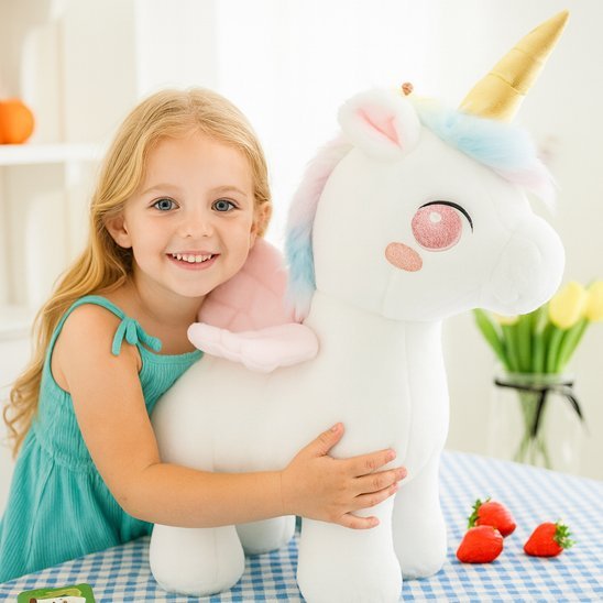Licorne peluche | Douce Magique - Bébé Bambin