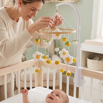 Mobile bébé |Abeilles butinantent - Bébé Bambin