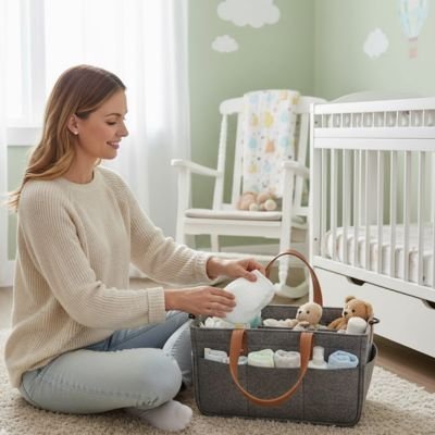 Panier de rangement organiseur pratique pour bébé - Bébé Bambin