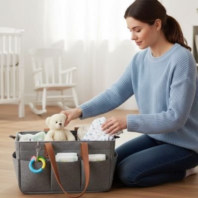 Panier de rangement organiseur pratique pour bébé - Bébé Bambin