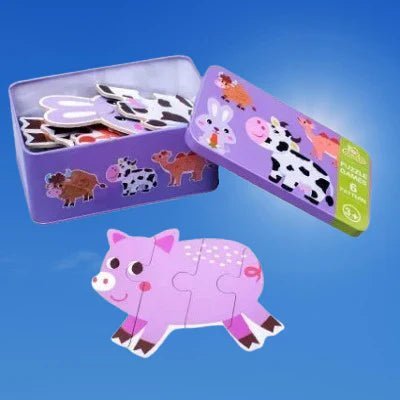 Puzzle Montessori - BabyPuzzle™ - Bétail - Bébé Bambin