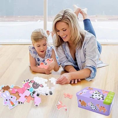 Puzzle Montessori - BabyPuzzle™ - Bétail - Bébé Bambin