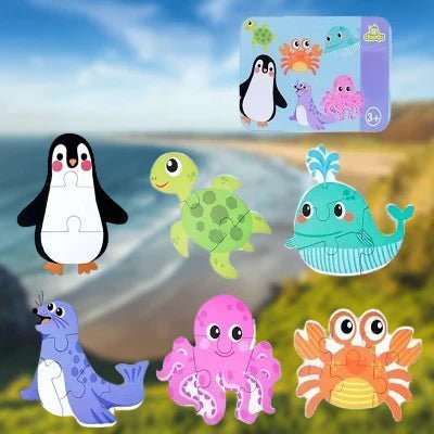 Puzzle Montessori - BabyPuzzle™ - Océan - Bébé Bambin