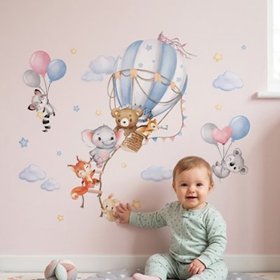Stickers autocollants muraux enfant | Pose facile - Bébé Bambin