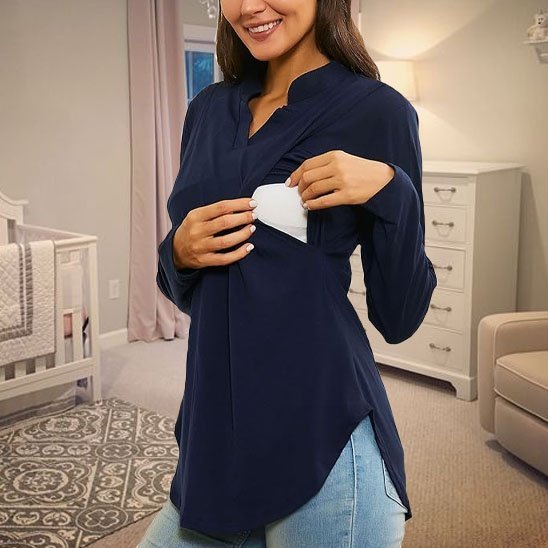 T-shirt allaitement | Confort Discret - Bébé Bambin