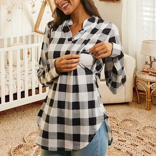 T-shirt allaitement | Confort Discret - Bébé Bambin