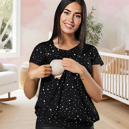 T-shirt allaitement | Discret Confort - Bébé Bambin