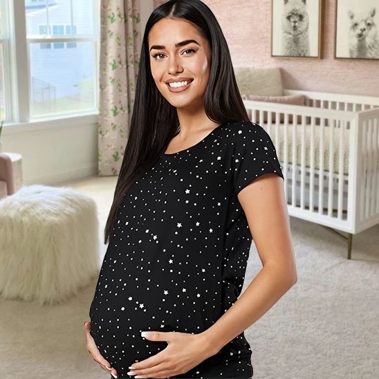 T-shirt allaitement | Discret Confort - Bébé Bambin
