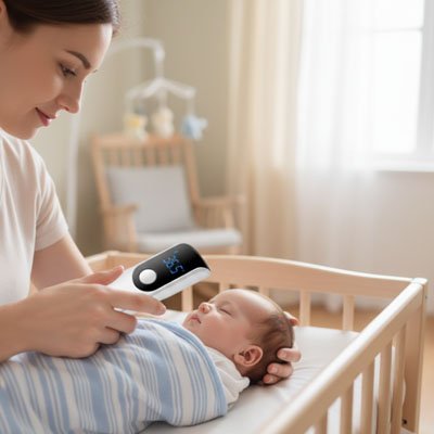 Thermomètre frontal | Infrarouge sans contact - Bébé Bambin