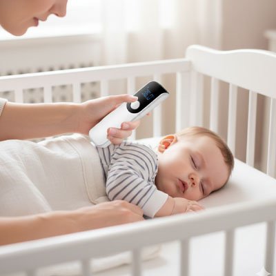 Thermomètre frontal | Infrarouge sans contact - Bébé Bambin