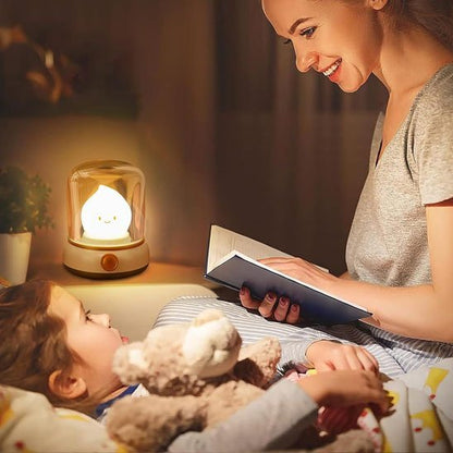 Veilleuse Bébé Sans Fil Rechargeable | Lumière Douce Nuit - Le Monde de Charlo & Clara