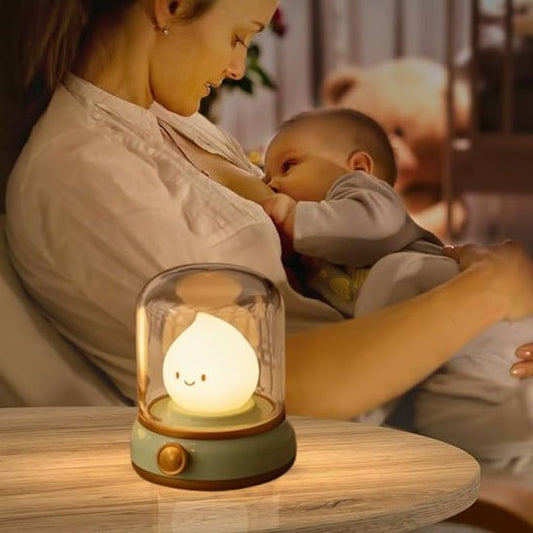 Veilleuse Bébé Sans Fil Rechargeable | Lumière Douce Nuit - Le Monde de Charlo & Clara