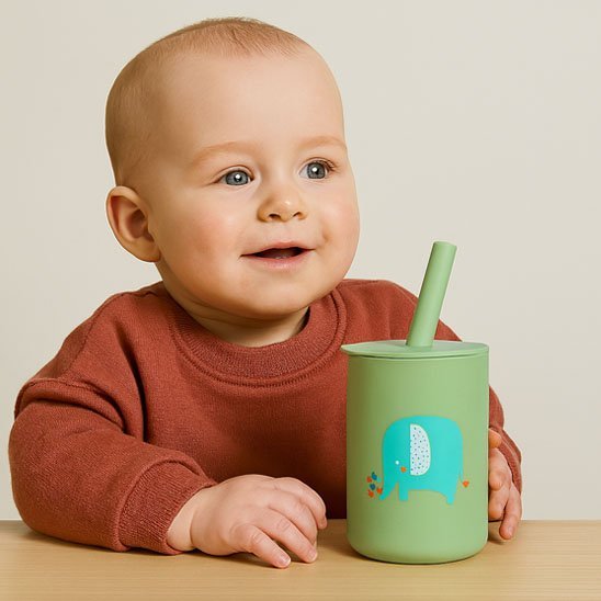 Verre bebe | Incassable Ergonomique - Bébé Bambin