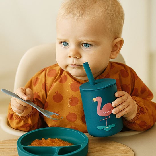 Verre bebe | Incassable Ergonomique - Bébé Bambin